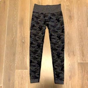 Gymshark leggings in black camo